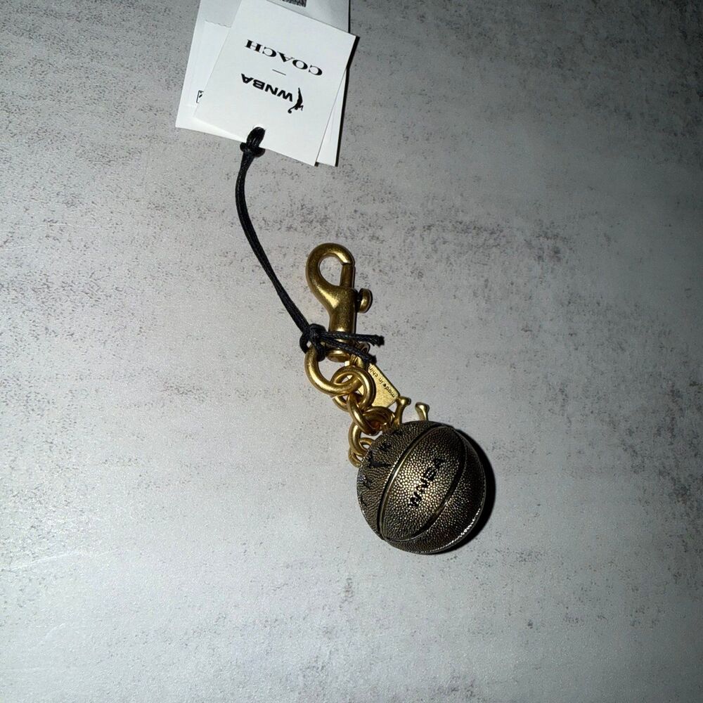 NWT Coach WNBA basketball bag charm
